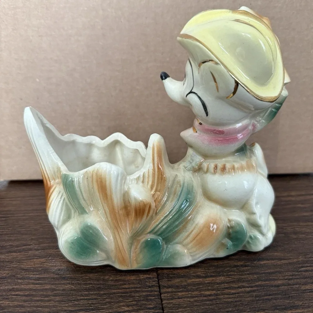Vintage Mickey Mouse Planter Approx‎ 7